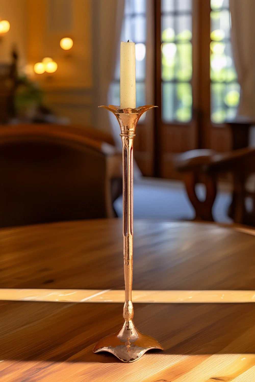 Hessel Studios 銅製キャンドルスタンド ハンドメイド 2個セット Hessel Studios 銅製キャンドルスタンド ハンドメイド 2個セット